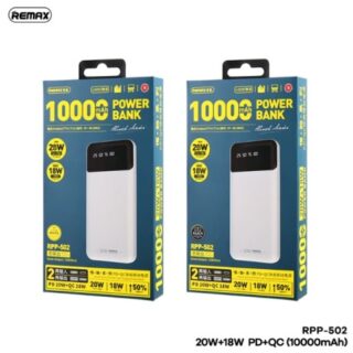 REMAX RPP-502 10000mAh Hunch Series PD20W+QC18W Fast Charging Power Bank_1
