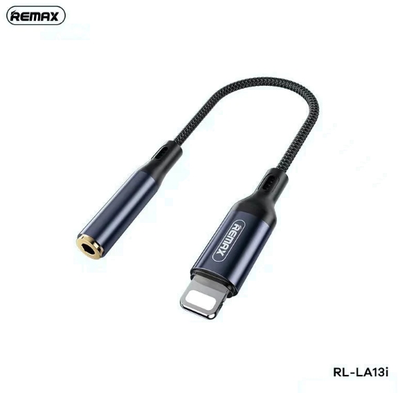 REMAX RL-LA13i Sury Series Audio Jack Splitter 3.5AUX to Lightning (15CM)_2