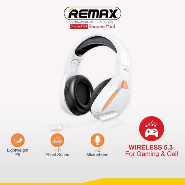 REMAX RB-680HB Kinyin Series Wireless Gaming Headphones for Music & Call_1