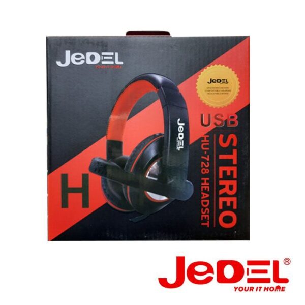 JEDEL HU-728 USB Headphone With Mic_1
