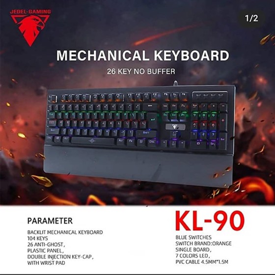 JEDEL KL90 Gaming Mechanical Keyboard_2